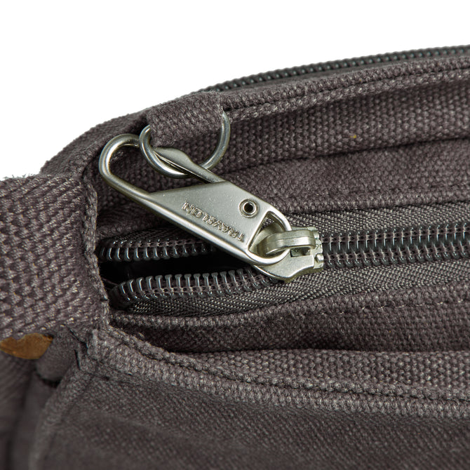 variant:46276754800832 Travelon Heritage Anti-Theft Saddle Crossbody Pewter