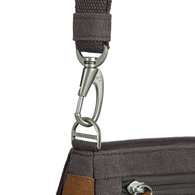 variant:46276754800832 Travelon Heritage Anti-Theft Saddle Crossbody Pewter