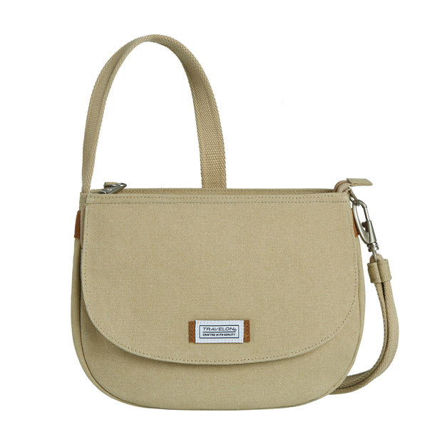 variant:46276755620032 Travelon Heritage Anti-Theft Saddle Crossbody Natural