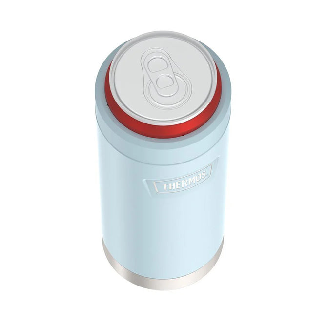 variant:46529110737088 12oz ICON™ SLIM CAN INSULATOR Matte Stainless Glacier