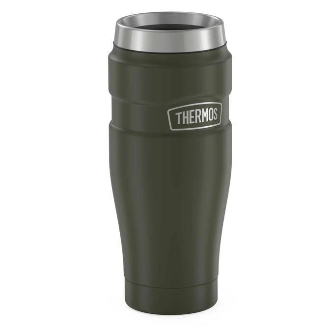 variant:46530430402752 16 oz Stainless Steel  Travel Tumbler Matte Army Green