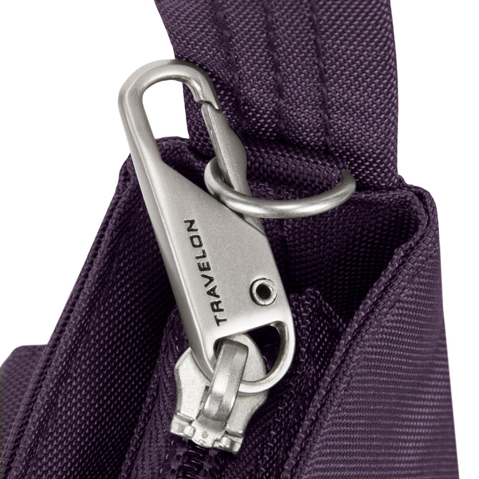 variant:46341896896704 travelon Mini Shoulder Bag Purple