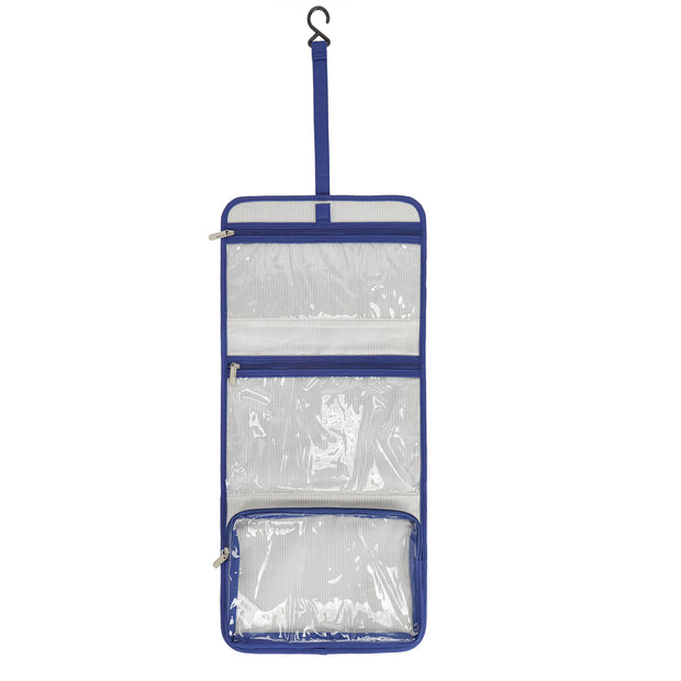 variant:46347122933952 Travelon Trifold Hanging Toiletry Bags Blue