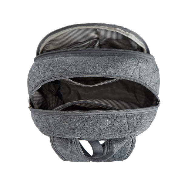 variant:42999523639488 Travelon Anti-Theft Boho 2.0 Backpack Gray Heather