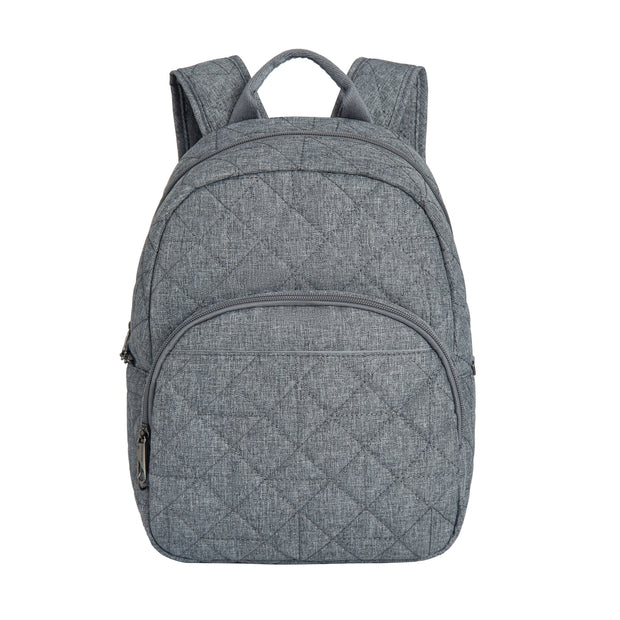 variant:42999523639488 Travelon Anti-Theft Boho 2.0 Backpack Gray Heather