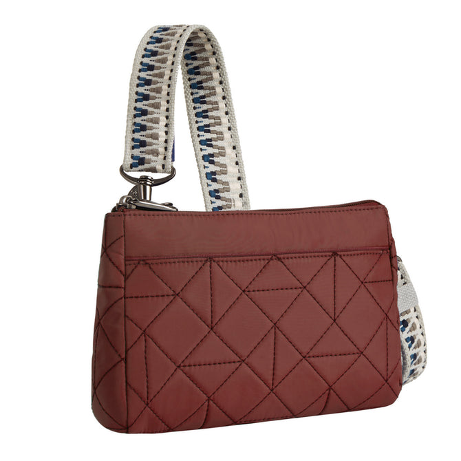 variant:44477772234944 Travelon - Anti-Theft BoHo Clutch Crossbody Paprika
