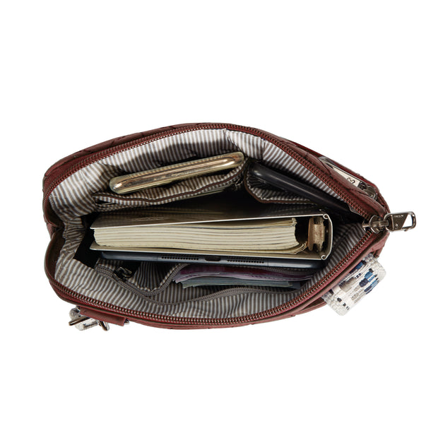 variant:46319049801920 Travelon Anti-Theft Boho Slim Crossbody Bag Paprika