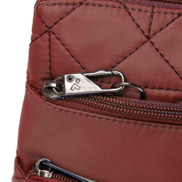variant:46319049801920 Travelon Anti-Theft Boho Slim Crossbody Bag Paprika