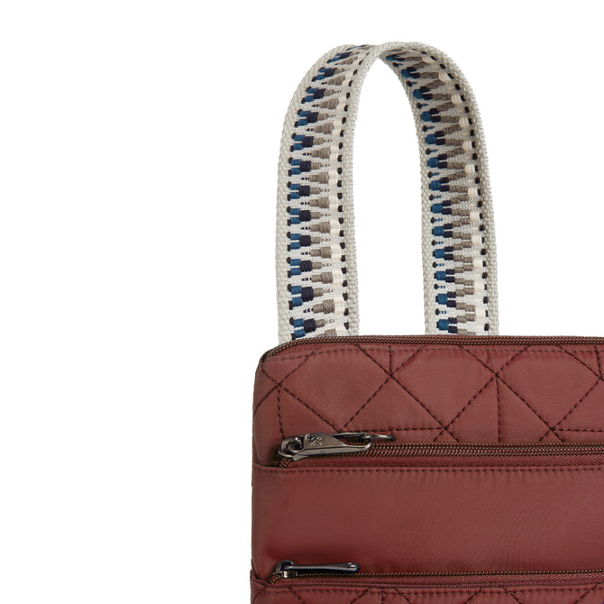 variant:46319049801920 Travelon Anti-Theft Boho Slim Crossbody Bag Paprika