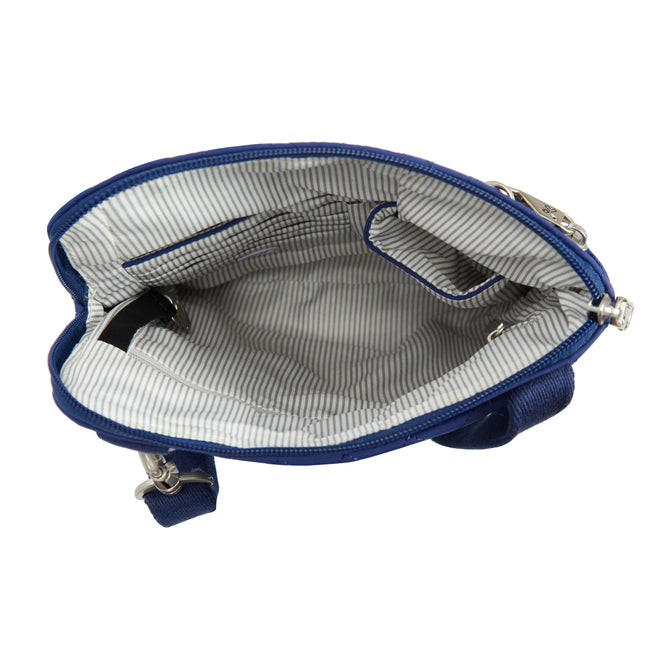 variant:46319049867456 Travelon Anti-Theft Boho Slim Crossbody Bag Lush Blue