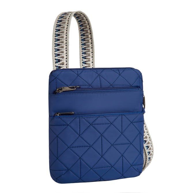 variant:46319049867456 Travelon Anti-Theft Boho Slim Crossbody Bag Lush Blue
