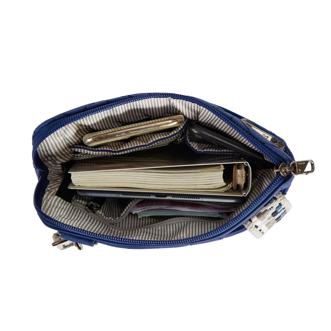 variant:46319049867456 Travelon Anti-Theft Boho Slim Crossbody Bag Lush Blue