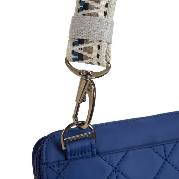 variant:46319049867456 Travelon Anti-Theft Boho Slim Crossbody Bag Lush Blue