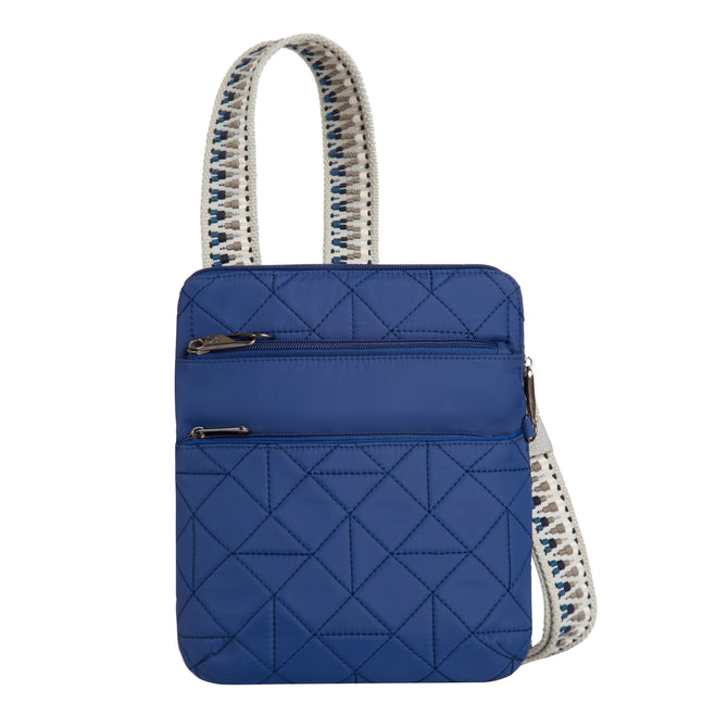 variant:46319049867456 Travelon Anti-Theft Boho Slim Crossbody Bag Lush Blue