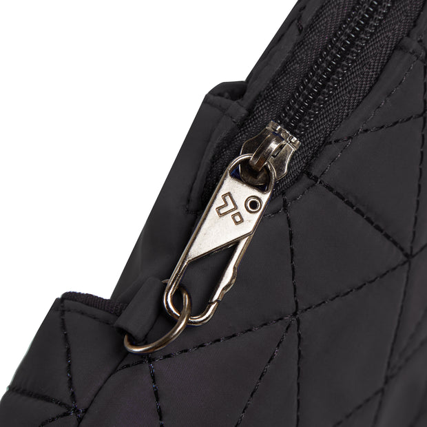 variant:42999670833344 Travelon Anti-Theft Boho Slim Crossbody Bag Black