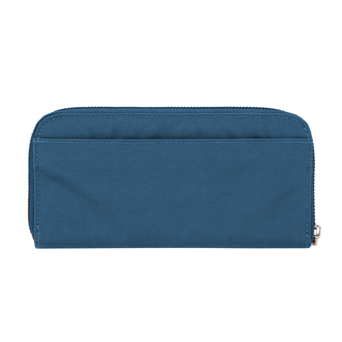 variant:43560586707136 Travelon - RFID Blocking Single Zip Wallet Ocean