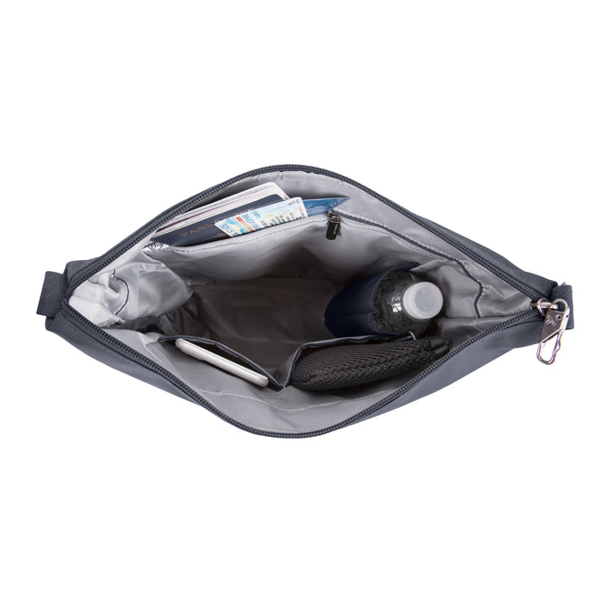 variant:42999673422016 travelon Metro Crossbody Gray Heather