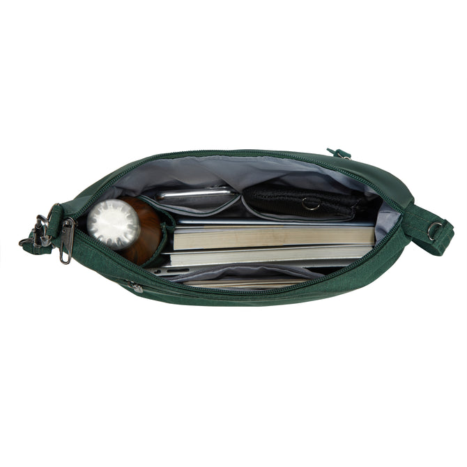 variant:46316027674816 travelon Metro Crossbody Forest Heather