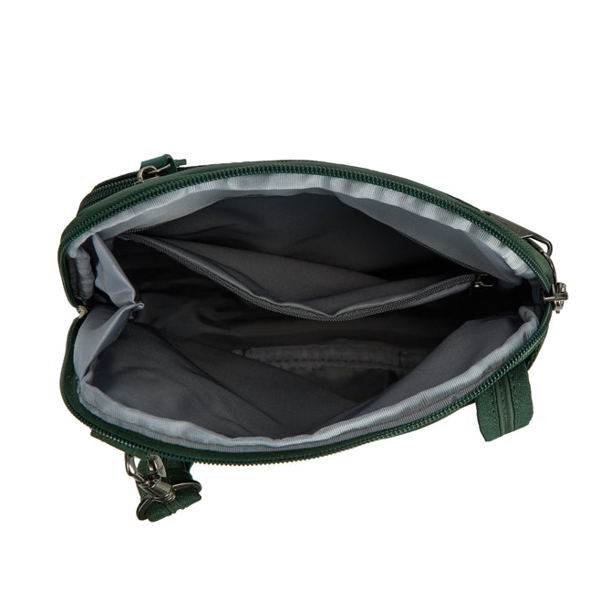 variant:46316491735232 travelon Metro Small crossbody Forest Heather