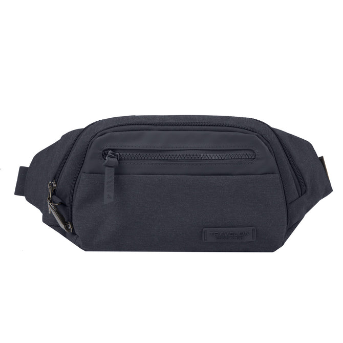 variant:42999674994880 Travelon - Anti-Theft Metro Waist Pack - Navy Heather