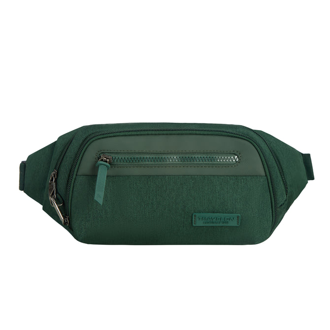 variant:46316826263744 Travelon - Anti-Theft Metro Waist Pack Forest Heather