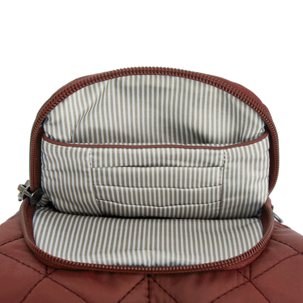 variant:46319097151680 Travelon Boho Anti-Theft Insulated Water Bottle Tote
Paprika