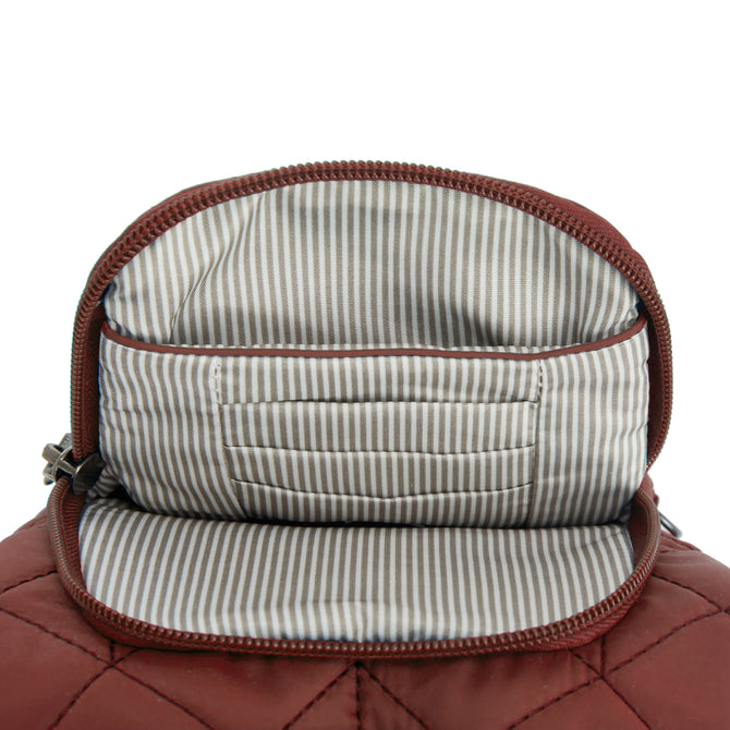 variant:46319097151680 Travelon Boho Anti-Theft Insulated Water Bottle Tote
Paprika