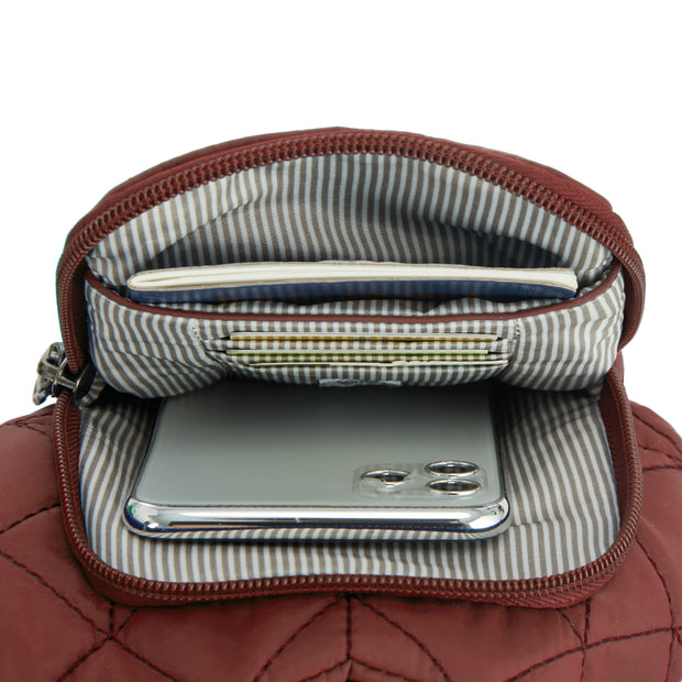 variant:46319097151680 Travelon Boho Anti-Theft Insulated Water Bottle Tote
Paprika