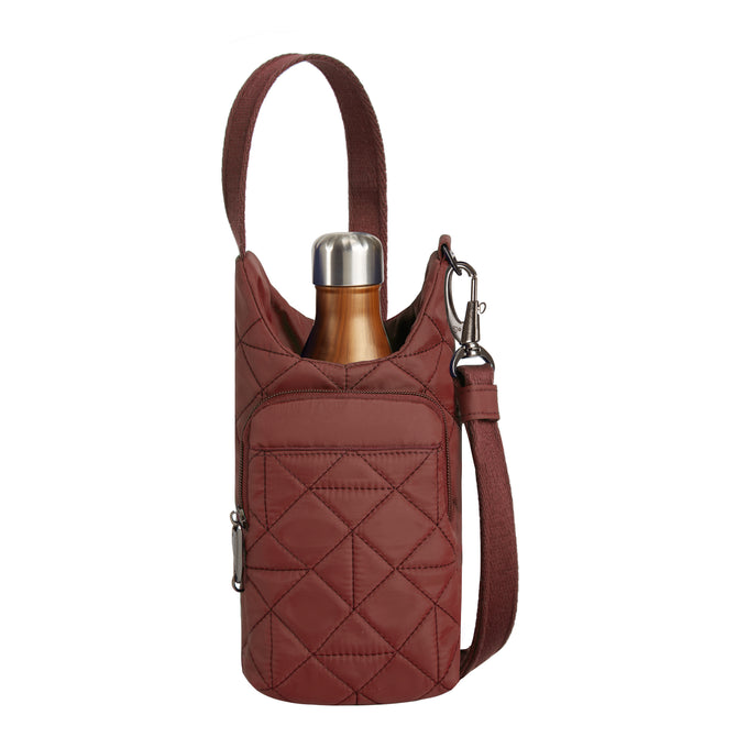 variant:46319097151680 Travelon Boho Anti-Theft Insulated Water Bottle Tote
Paprika