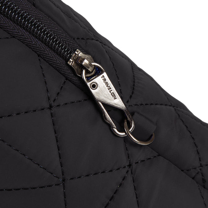 variant:42874894450880 Travelon Boho Anti-Theft Insulated Water Bottle Tote Black