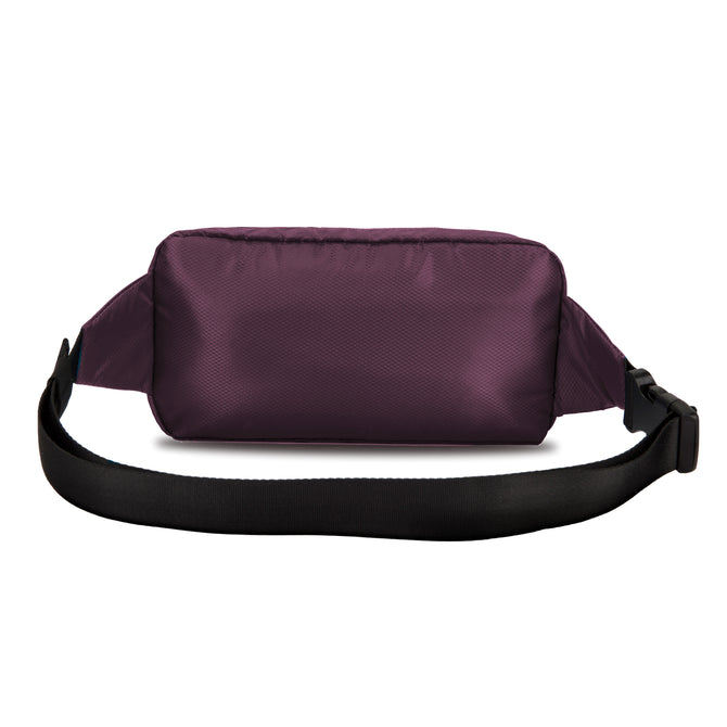 variant:46346373333184 travelon World Travel Essentials Convertible Sling/Waist Pack Blackberry