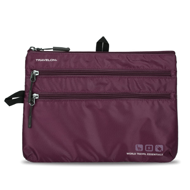 variant:46346403610816 travelon World Travel Essentials Seat Pack Organizer Blackberry