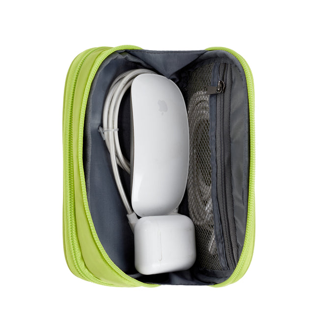variant:46348681904320 Travelon 2-in-1 Jewelry & Tech Organizer Lime