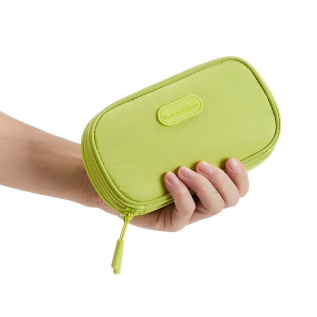 variant:46348681904320 Travelon 2-in-1 Jewelry & Tech Organizer Lime