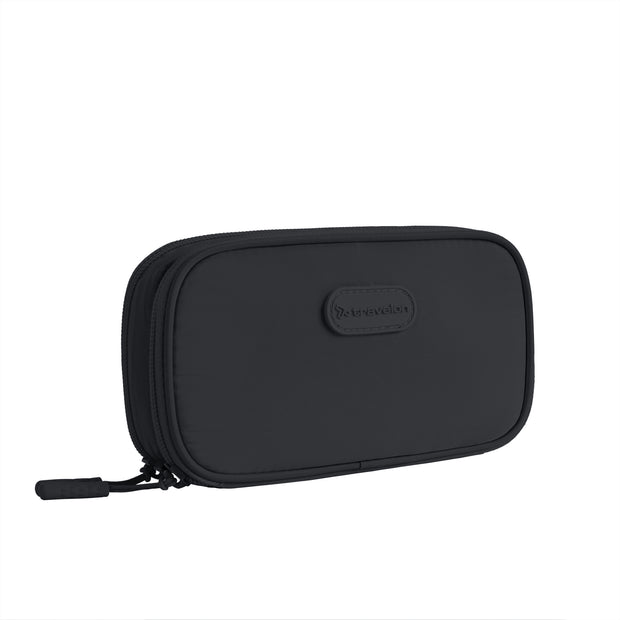 variant:46348684034240 Travelon 2-in-1 Jewelry & Tech Organizer Black
