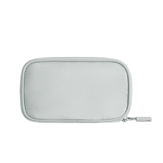 variant:46348684099776 Travelon 2-in-1 Jewelry & Tech Organizer Platinum