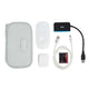 variant:46348684099776 Travelon 2-in-1 Jewelry & Tech Organizer Platinum