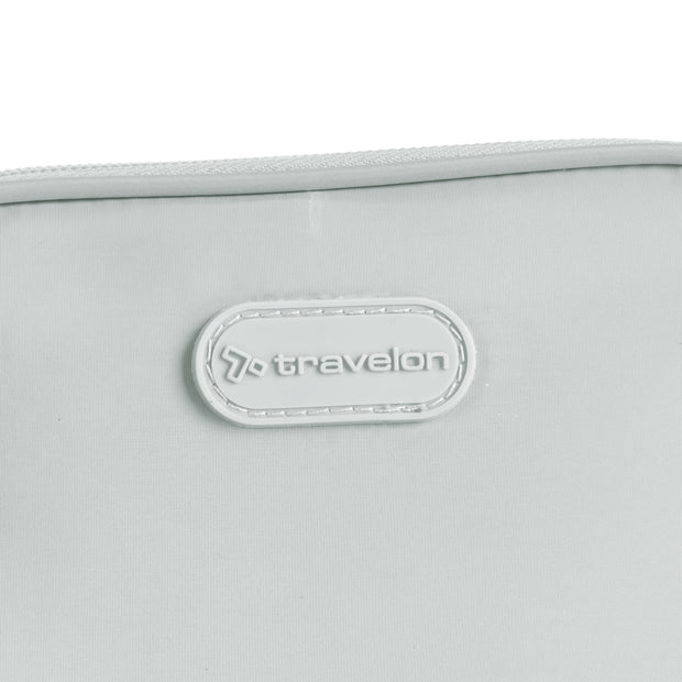 variant:46348684099776 Travelon 2-in-1 Jewelry & Tech Organizer Platinum