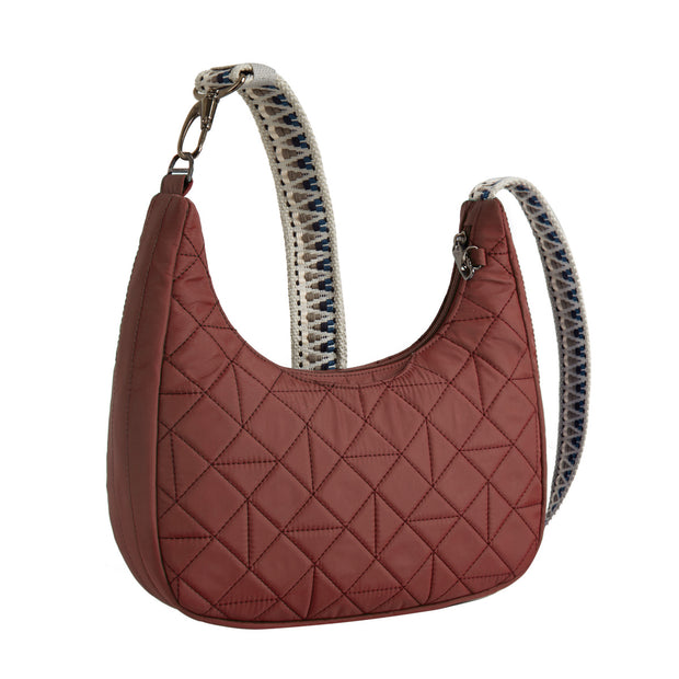 variant:44478288298176 travelon Boho Anti Theft Slouchy Crossbody paprika