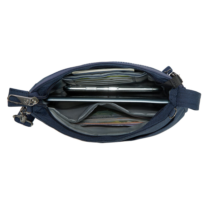 variant:46316909363392 Travelon Metro Anti-Theft Saddle Crossbody
Navy Heather
