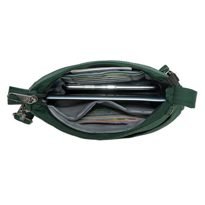 variant:46316909428928 Travelon Metro Anti-Theft Saddle Crossbody
Forest Heather