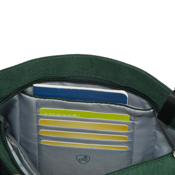 variant:46316909428928 Travelon Metro Anti-Theft Saddle Crossbody
Forest Heather