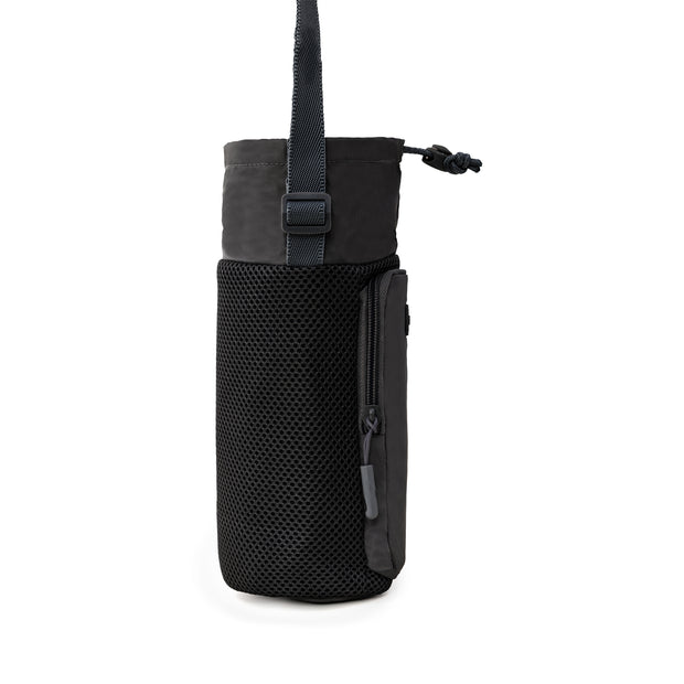 variant:46346661134528 Travelon Pi Gogo Insulated Water Bottle Tote Black