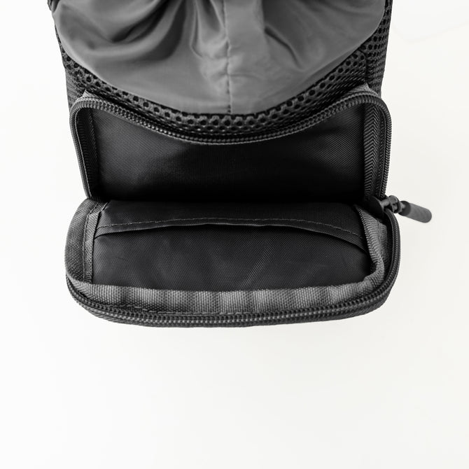 variant:46346661134528 Travelon Pi Gogo Insulated Water Bottle Tote Black