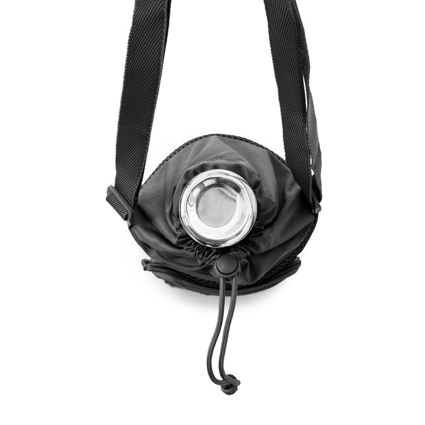 variant:46346661134528 Travelon Pi Gogo Insulated Water Bottle Tote Black