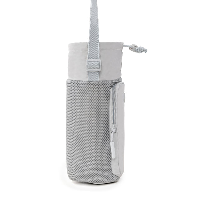 variant:46346661200064 Travelon Pi Gogo Insulated Water Bottle Tote Platinum