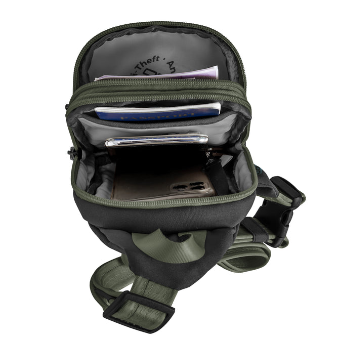 variant:46205346087104 Travelon The Voyages Anti-Theft Compact Sling Black