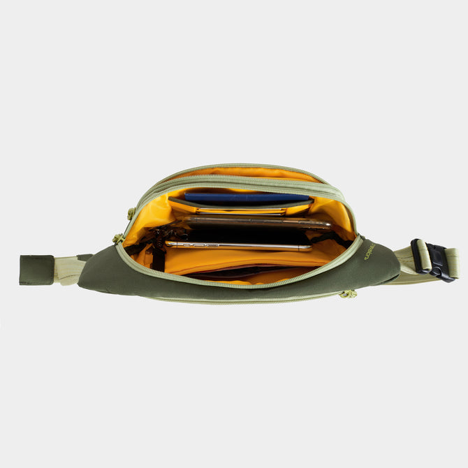 variant:46208145129664 Travelon The Voyages Anti-Theft Waist Pack Olive