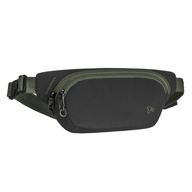 variant:46208145162432 Travelon The Voyages Anti-Theft Waist Pack Black