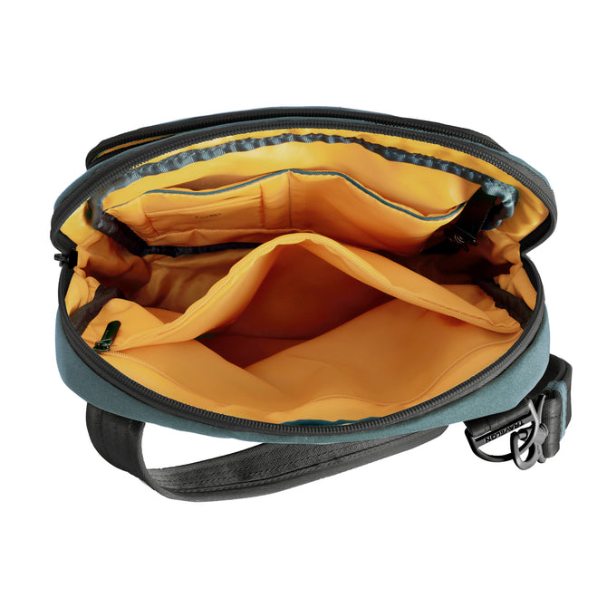 variant:46207564415168 Travelon The Voyages Anti-Theft Slim Bag Slate Blue